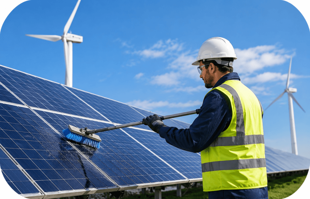Solar Panel Cleaning and Maintenance in Madurai